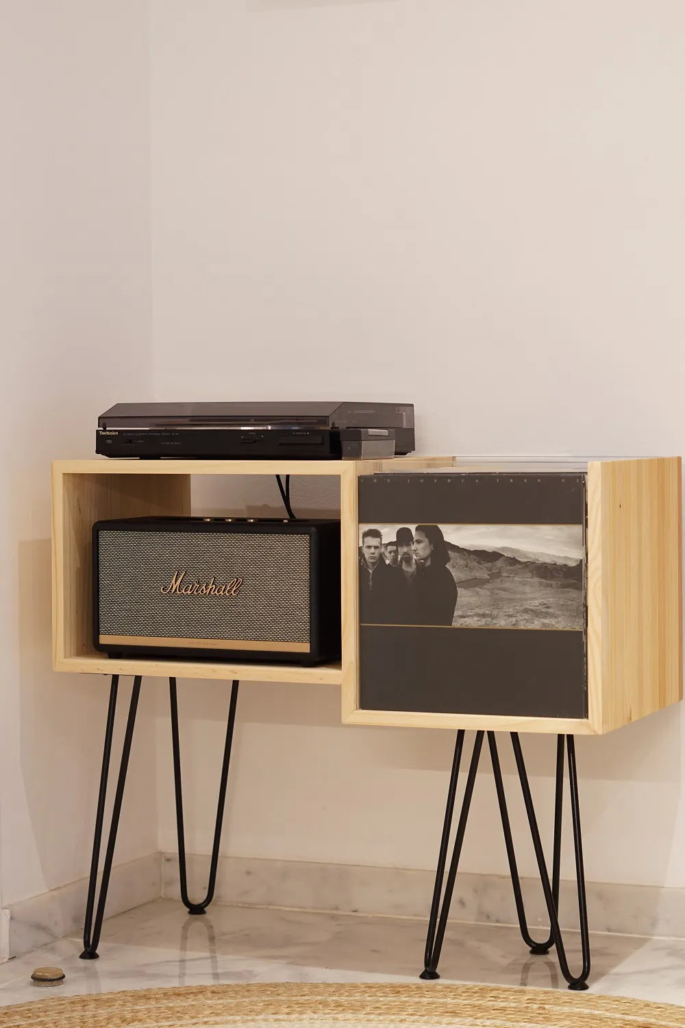muebles discos de vinilos