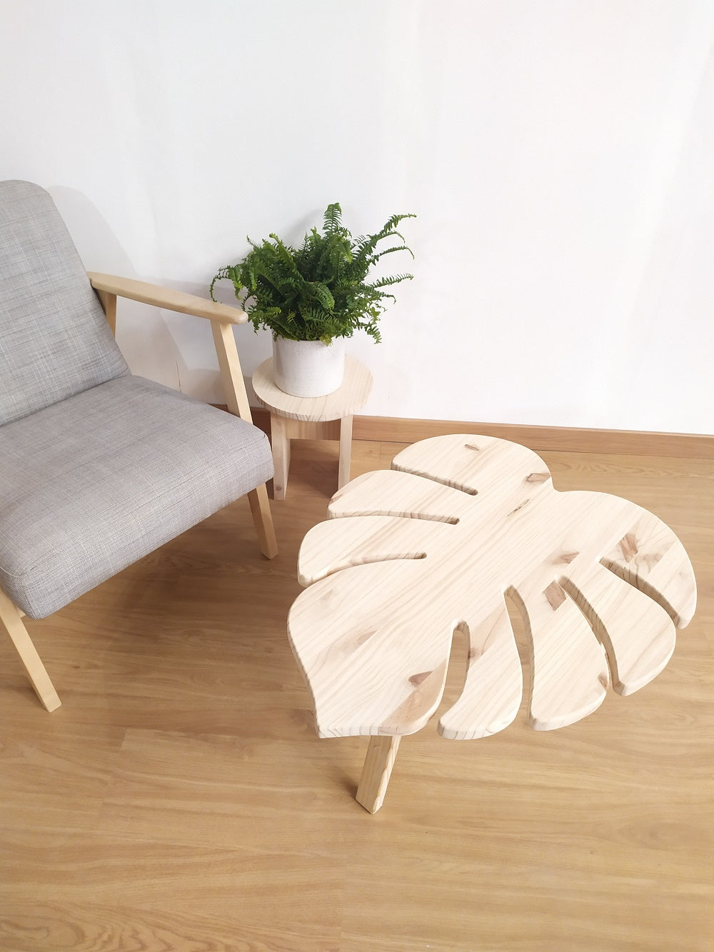 mesa centro monstera