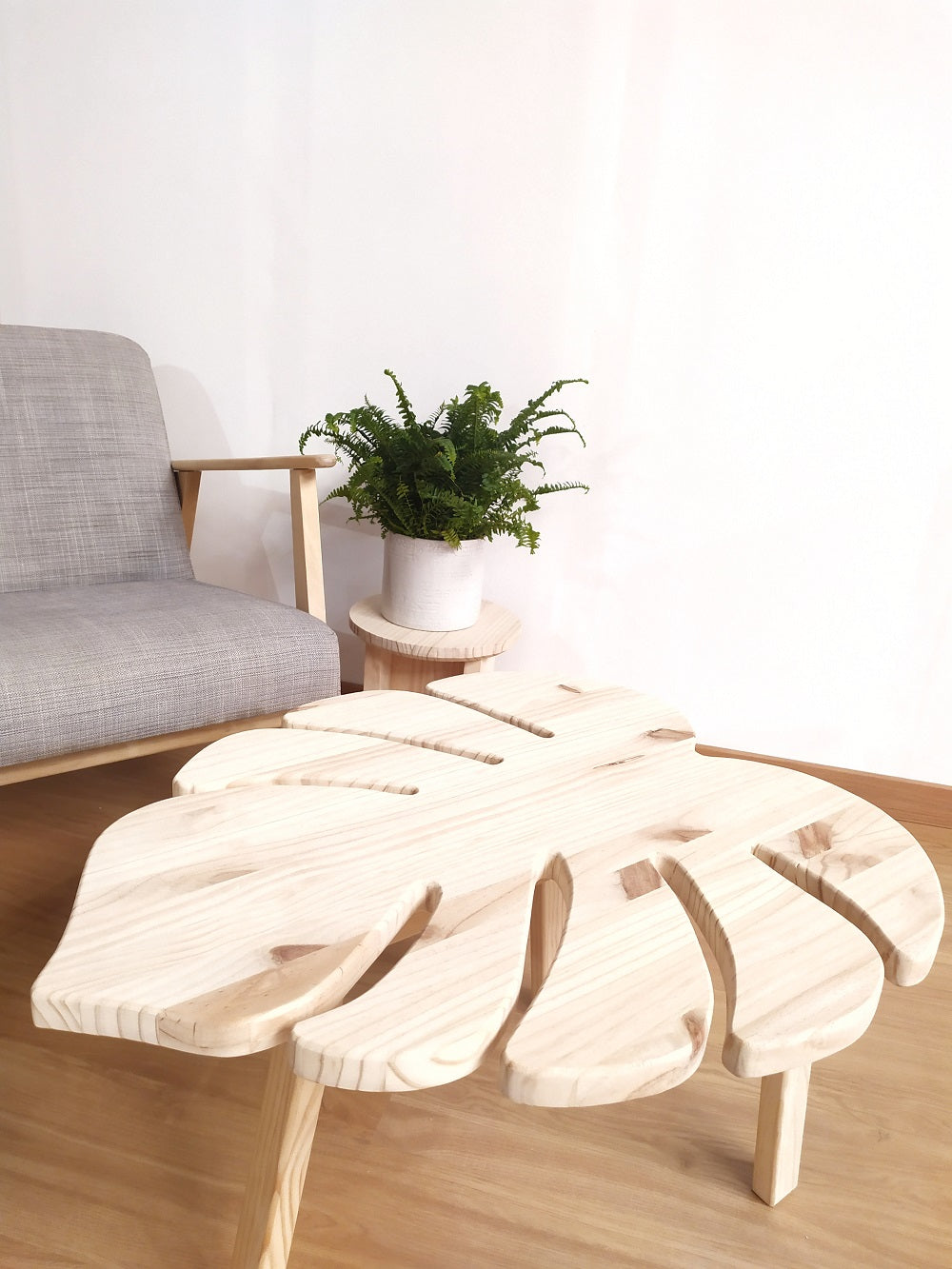 mesa centro monstera
