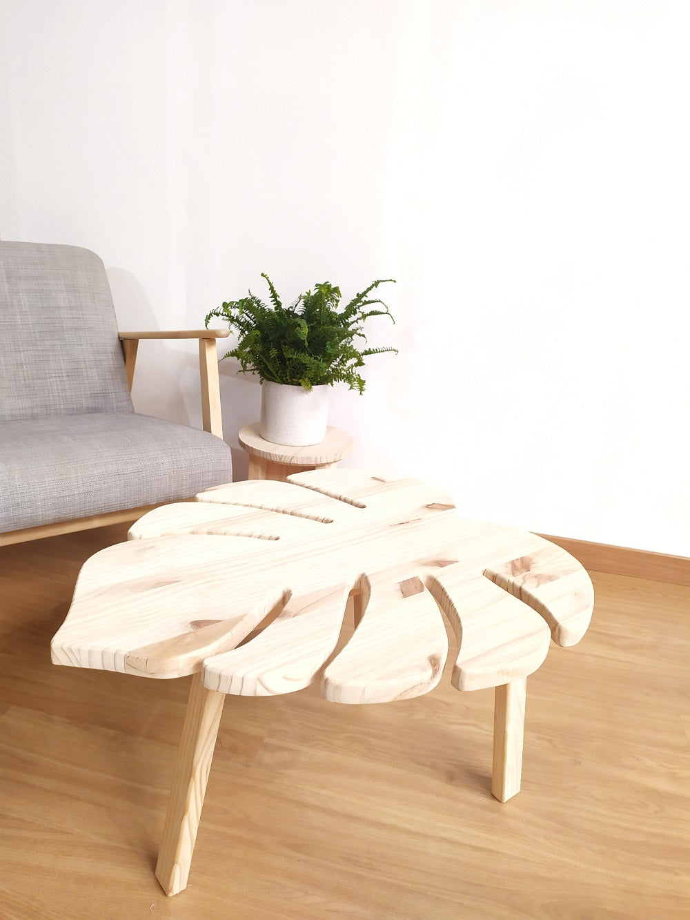 mesa centro monstera
