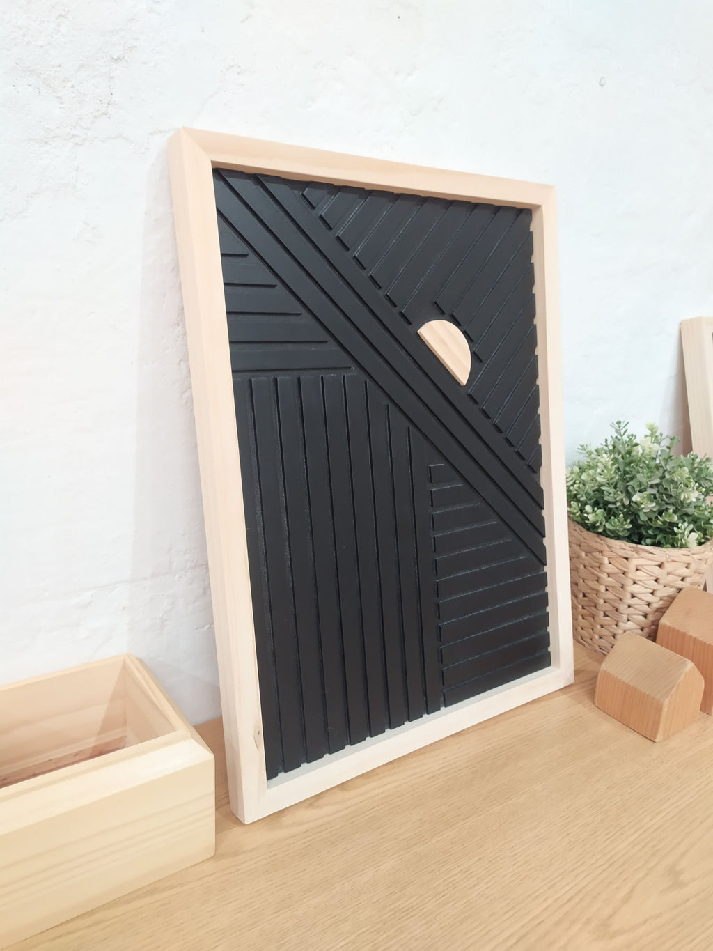 cuadro en madera Natt