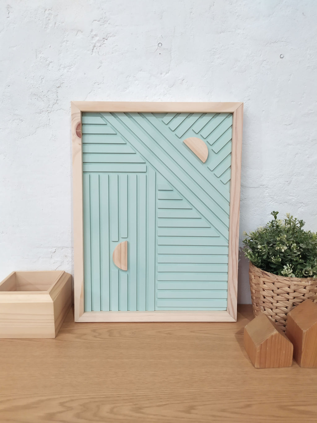 cuadro en madera Aurora