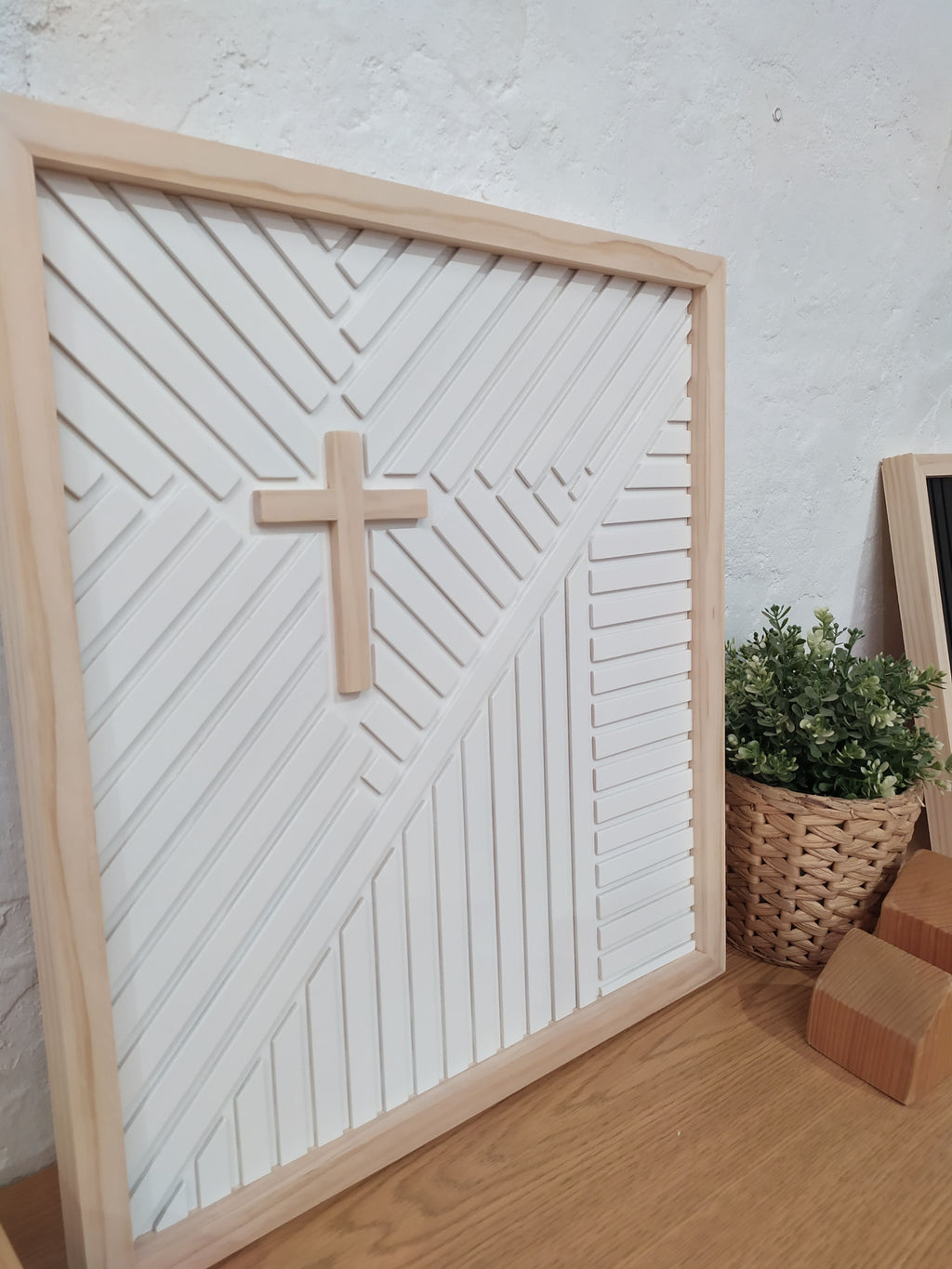 cuadro en madera Cruz