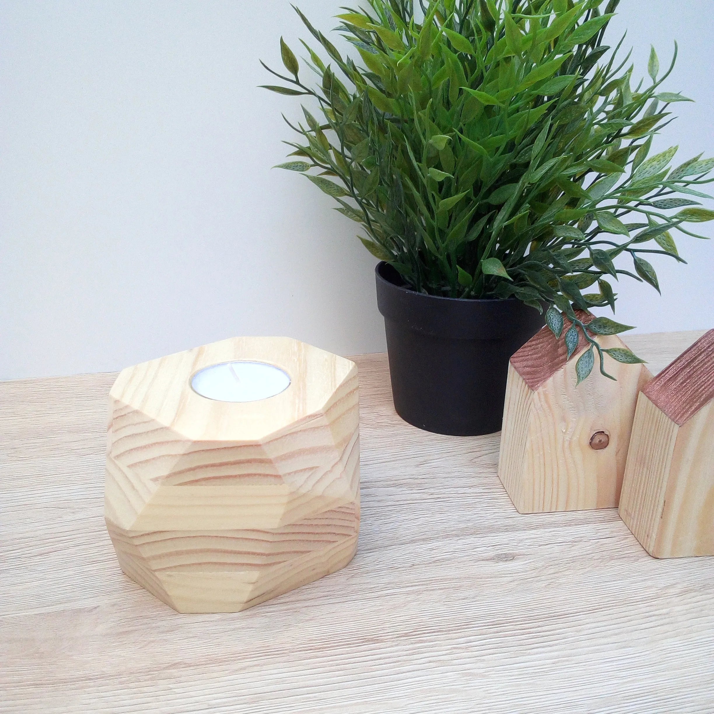 Portavelas Geometric
