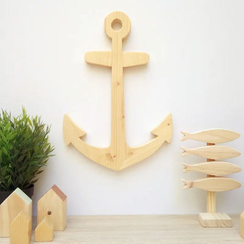 Ancla de madera