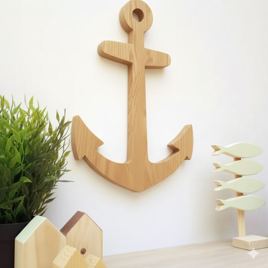 Ancla de madera