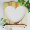 Corazon hueco madera