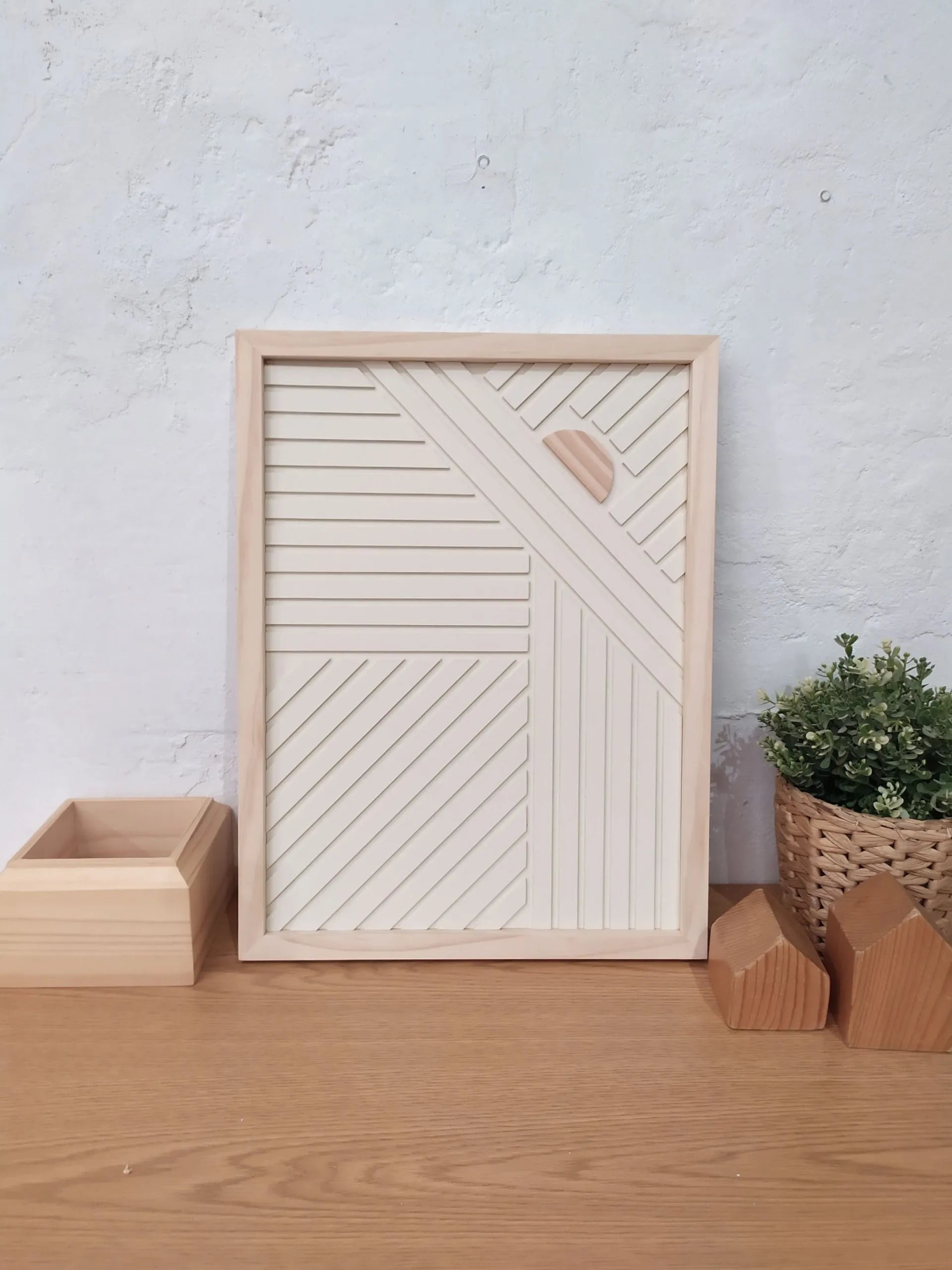 cuadro de madera mane