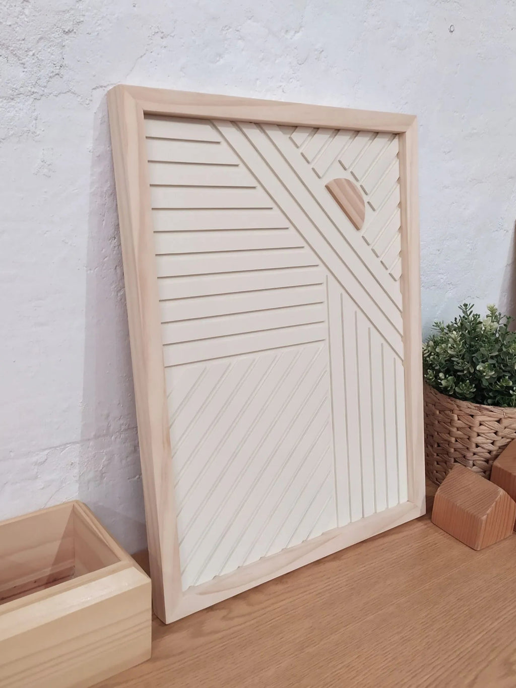 cuadro de madera mane