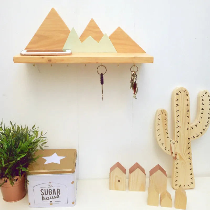 Estante montaña Cuelga llaves - Wood