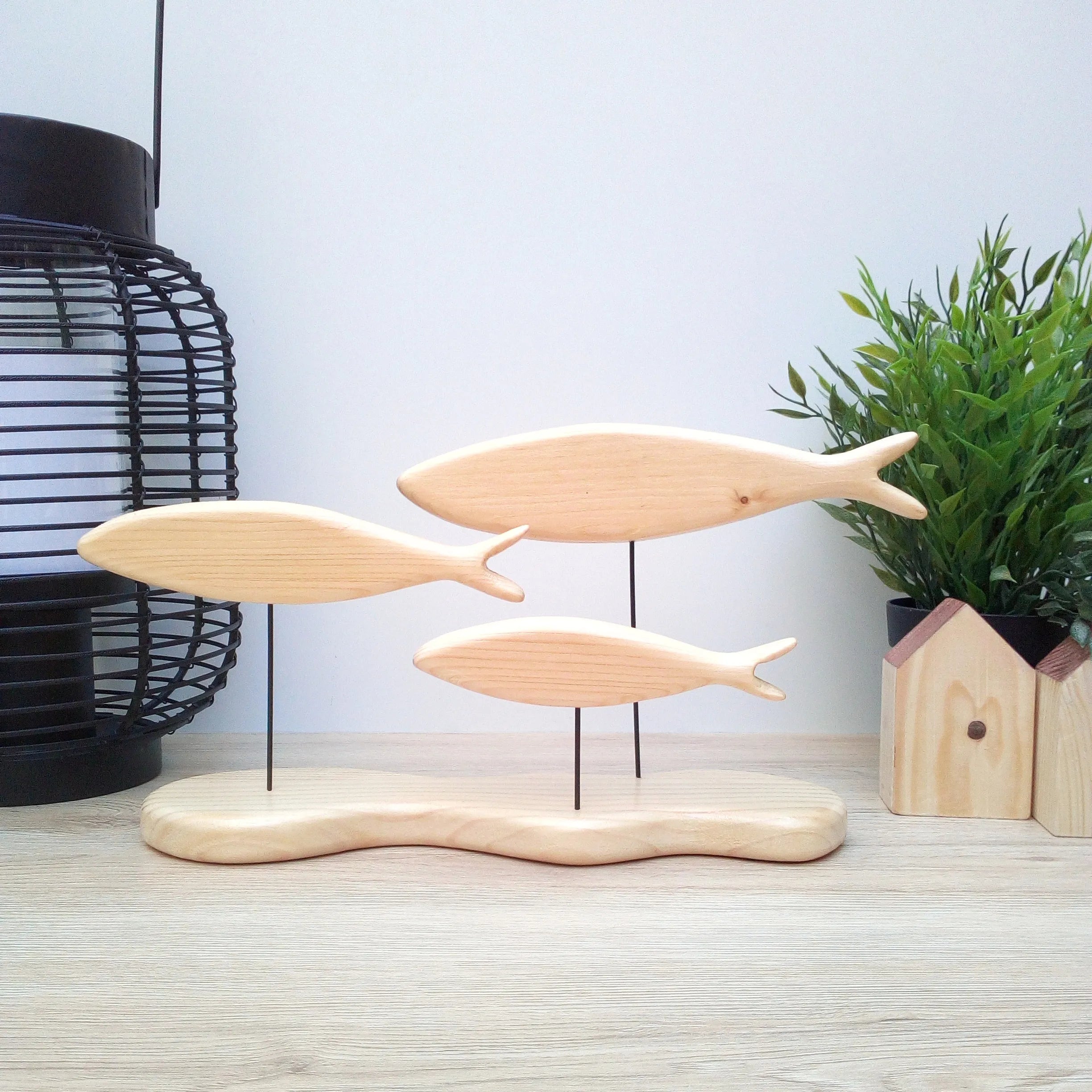Pececitos de madera